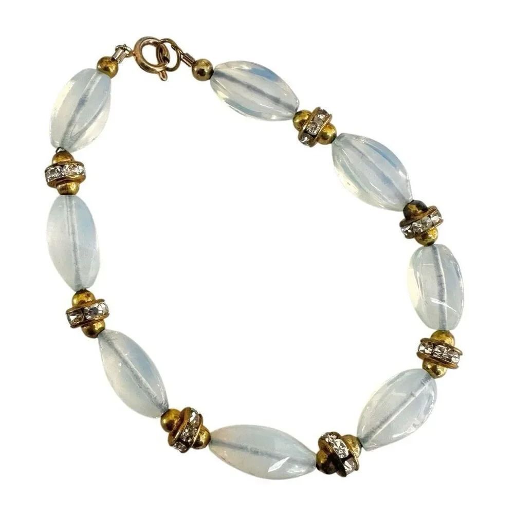 opalite beaded bracelet